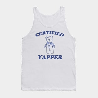 Certified yapper Shirt, Y2K Iconic Funny Cartoon Meme Tank Top